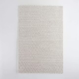 Tapis en laine et coton 250x350 cm, blanc - Tessa