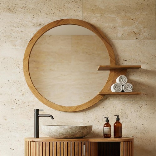 Miroir ovale avec...