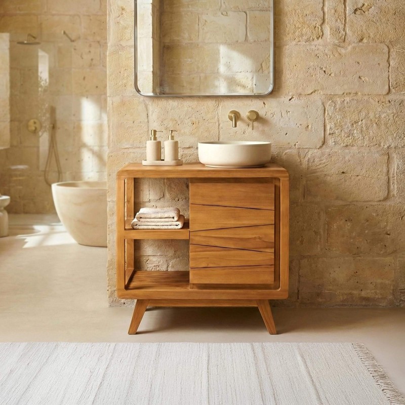 Meuble de salle de bain sous vasque 80 cm - Sahar