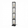Lampe sur pied de salon en métal avec éclairage LED style industriel - Strukt