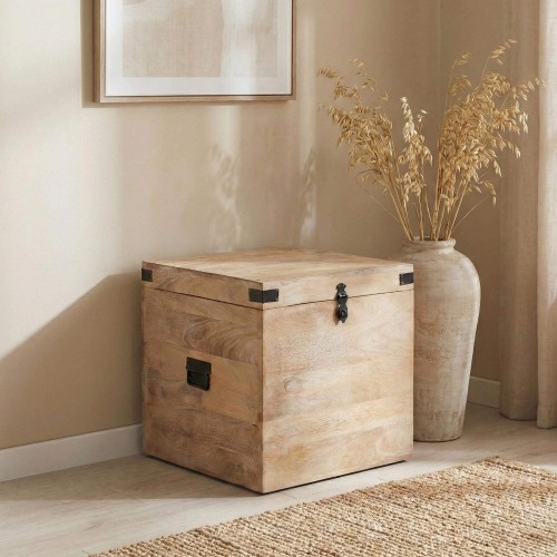 Coffre de rangement en bois naturel - Haven