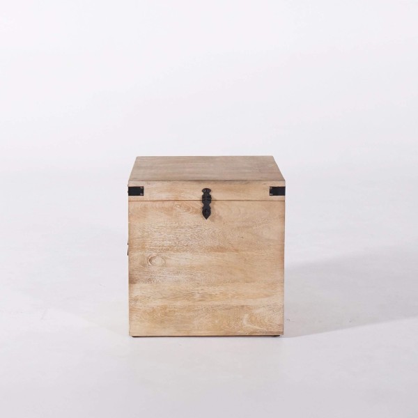 Coffre de rangement en bois naturel - Haven