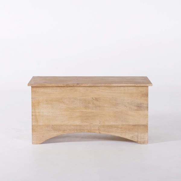 Coffre de rangement en bois massif - Milo