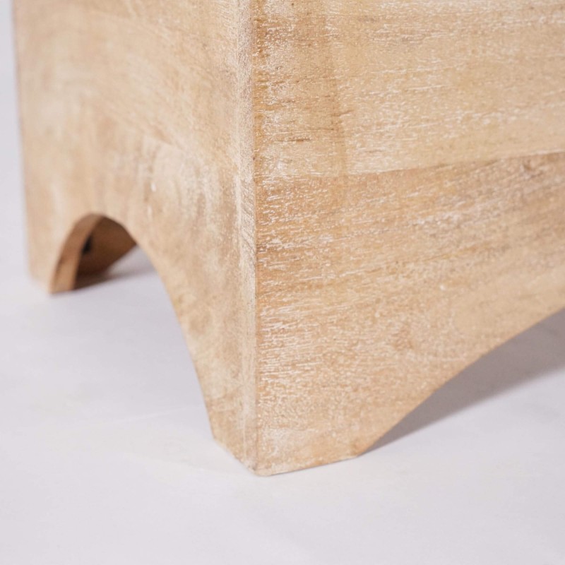 Coffre de rangement en bois massif - Milo