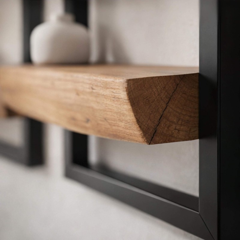 Etagère industrielle bois et métal (lot de 5) - Frame