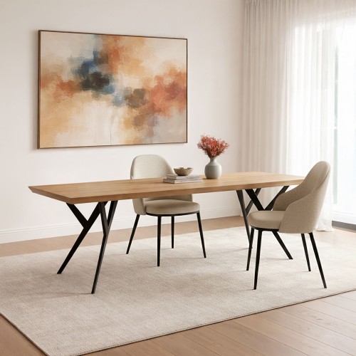 Table à manger avec pieds Papillon