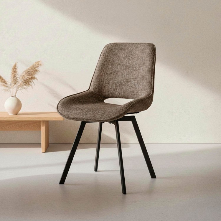 Fauteuil pivotant design pour salle à manger - Dune