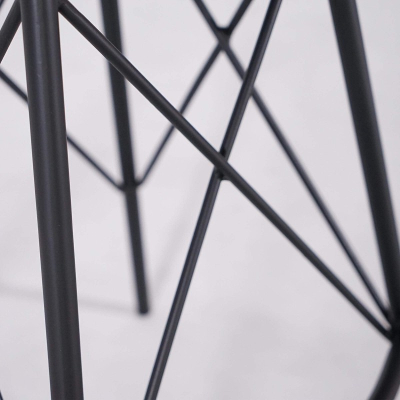 Chaise de bar en cuir marron design