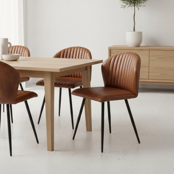 Chaise en cuir Madison