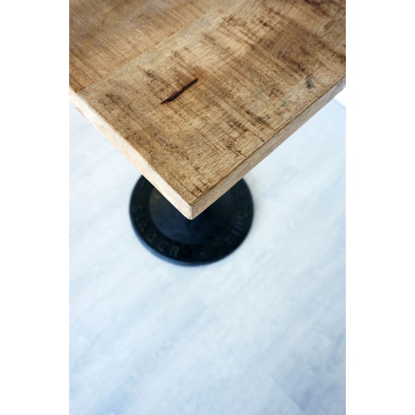 Table restaurant haute bistrot carrée 70 cm