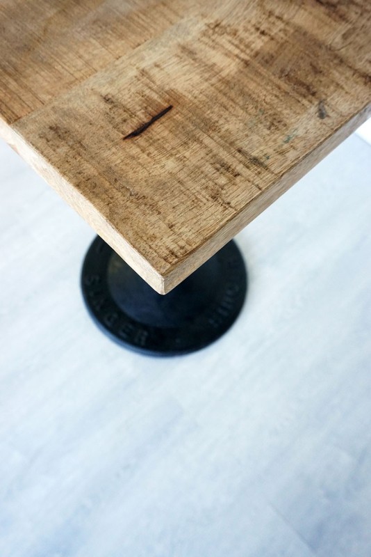 Table restaurant haute bistrot carrée 70 cm