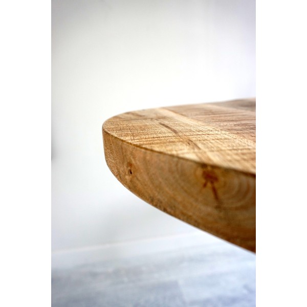 Table restaurant ronde industrielle bistrot 60 cm