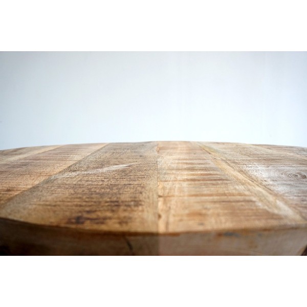 Table restaurant ronde industrielle bistrot 60 cm