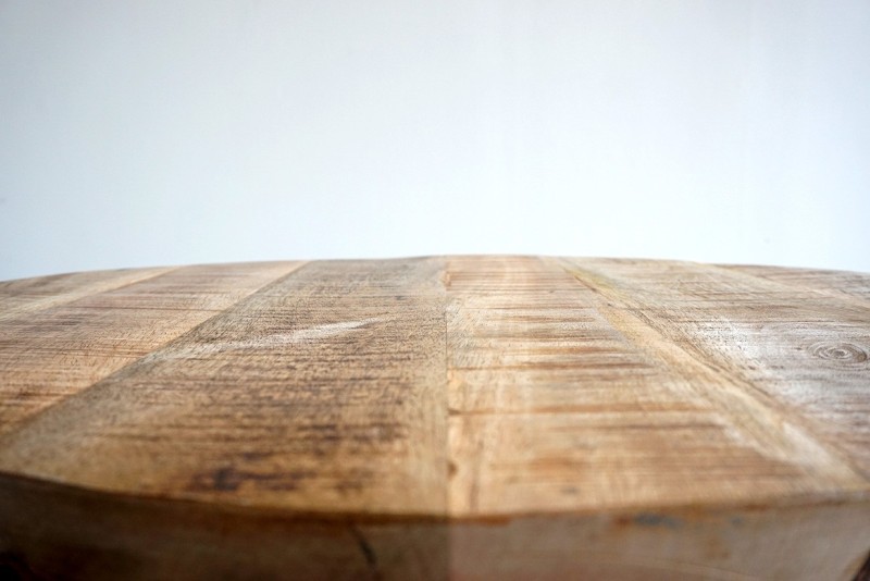 Table restaurant ronde industrielle bistrot 60 cm