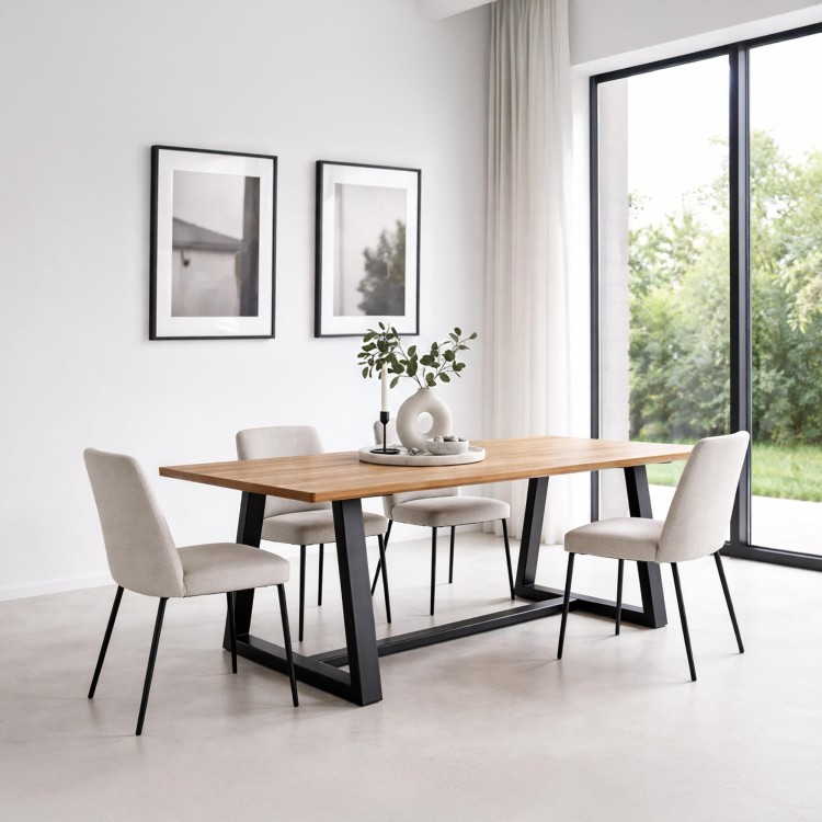 Table en bois massif 220 cm - Aurea