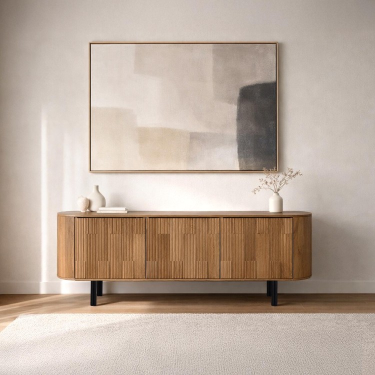 Meuble TV en bois massif - Uma