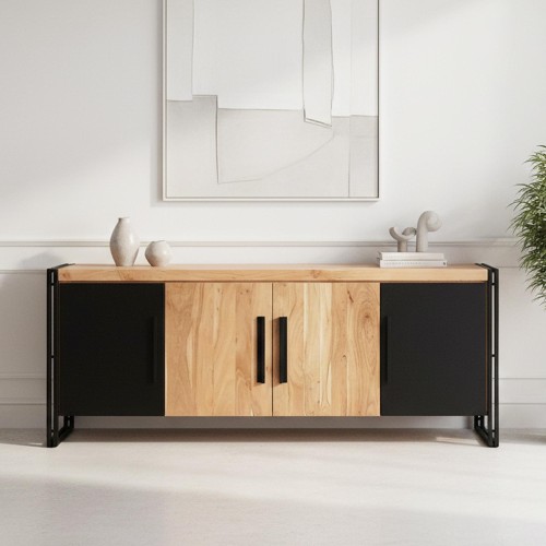 Bahut en bois massif style...