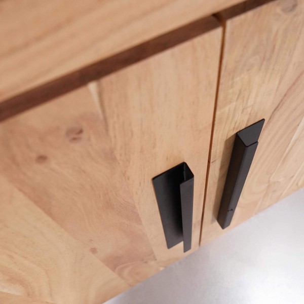 Bahut en bois massif style industriel - Liverpool