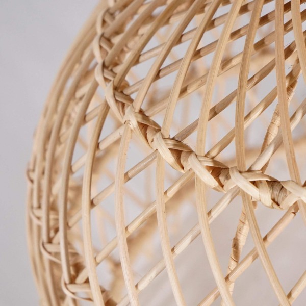 Lampe suspendue en rotin naturel - Sofia