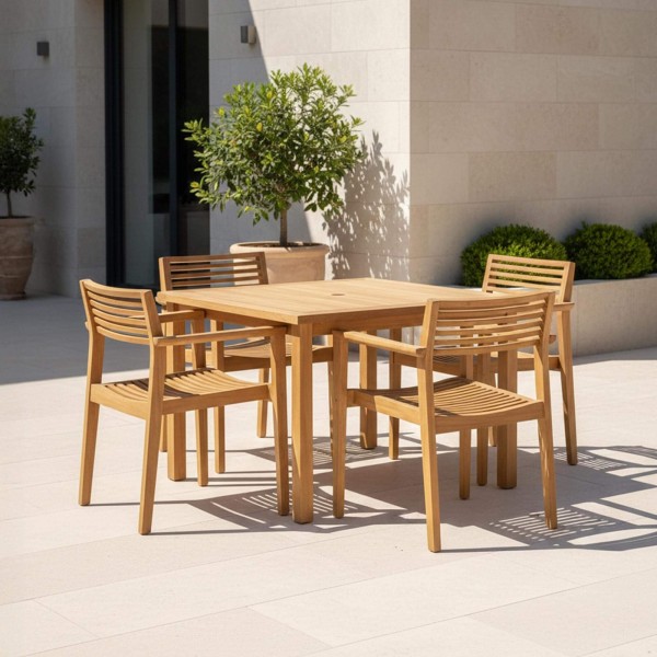 Chaise de jardin en bois de teck - Naito