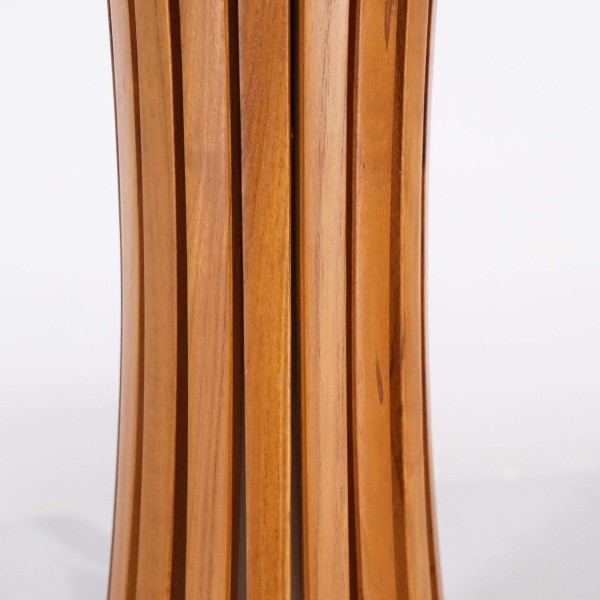 Lampe extérieur en bois de teck H52 cm - Liven