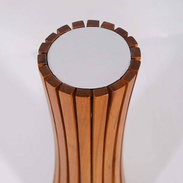 Lampe extérieur en bois de teck H52 cm - Liven