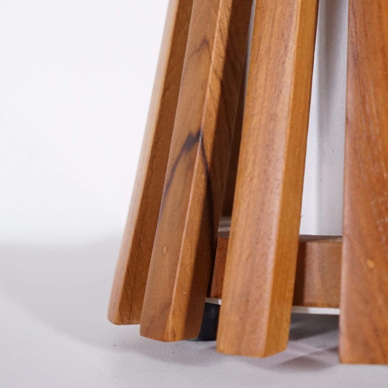 Lampe extérieur en bois de teck H52 cm - Liven