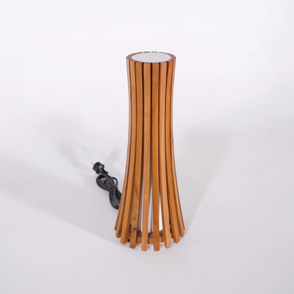 Lampe extérieur en bois de teck H52 cm - Liven