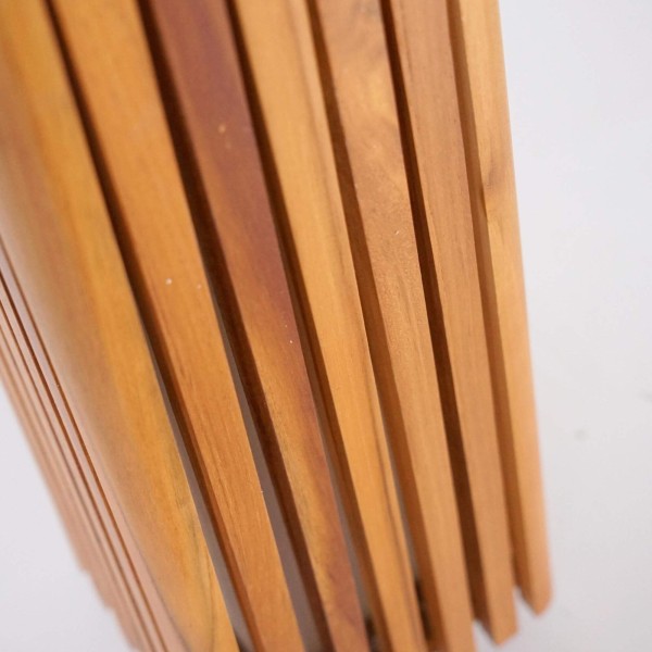 Lampe extérieur en bois de teck H50 cm - Taro