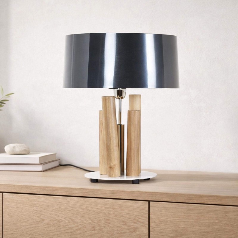 Lampe de chevet en bois design - Petrea