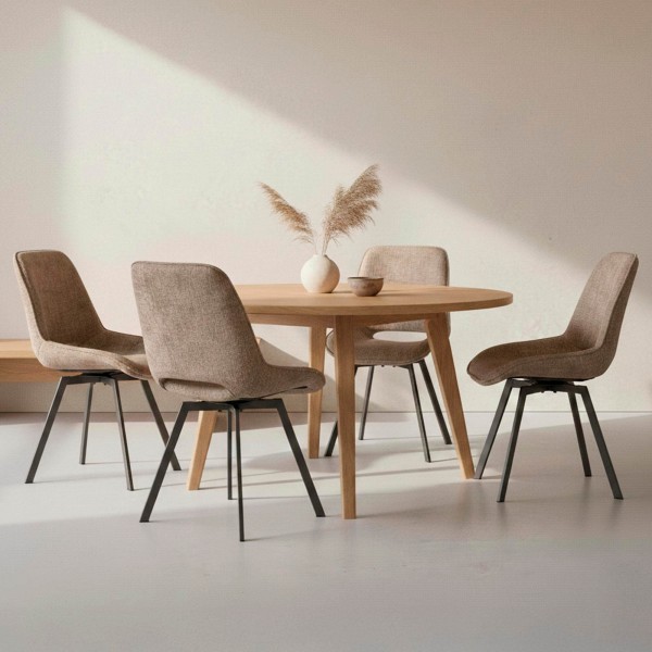 Fauteuil pivotant design pour salle à manger - Dune