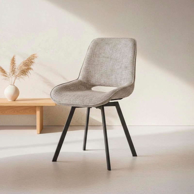 Fauteuil pivotant design pour salle à manger - Dune