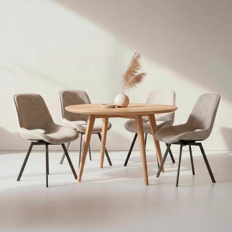 Fauteuil pivotant design pour salle à manger - Dune