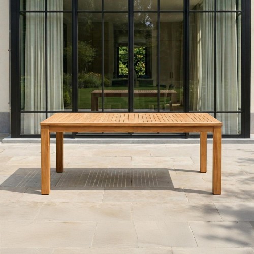 Table de jardin en bois de teck 4 personnes - Taro