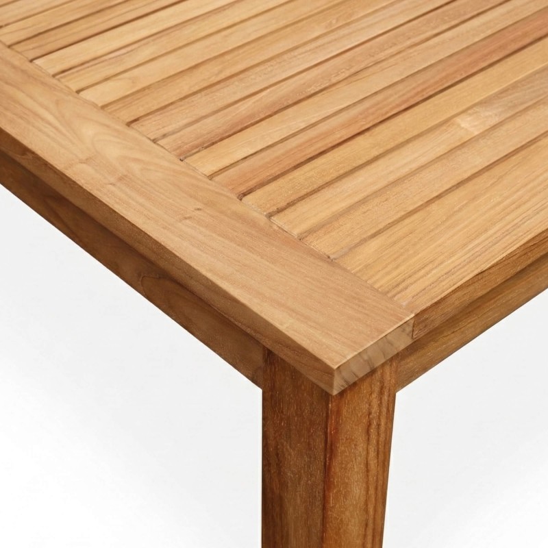 Ensemble table et chaises de jardin en bois de teck 4 personnes