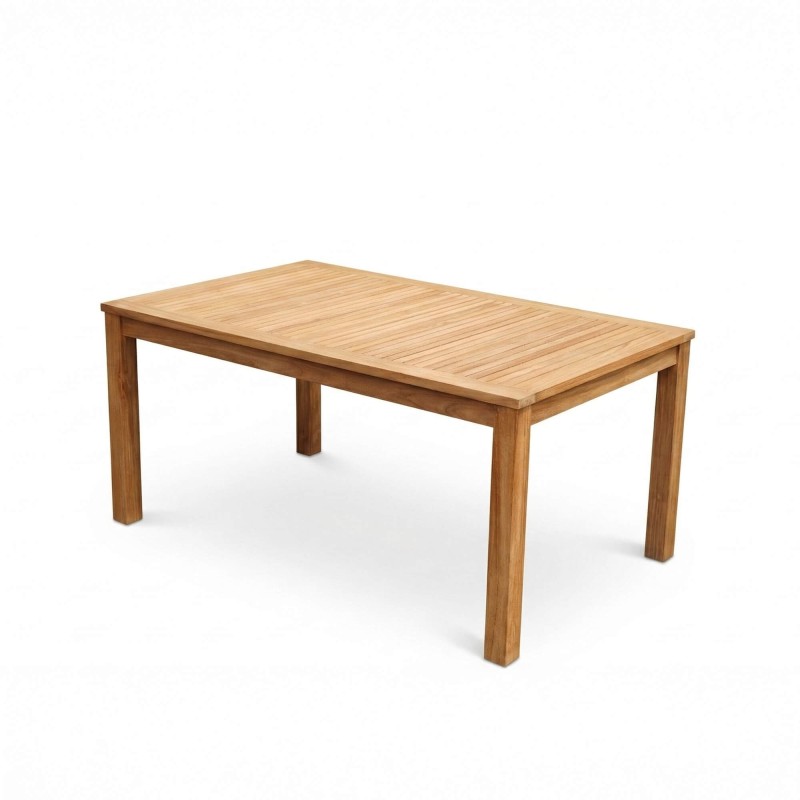 Ensemble table et chaises de jardin en bois de teck 4 personnes
