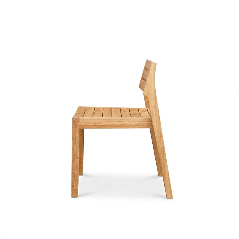 Chaise de jardin pour extérieur en bois de teck - Roku