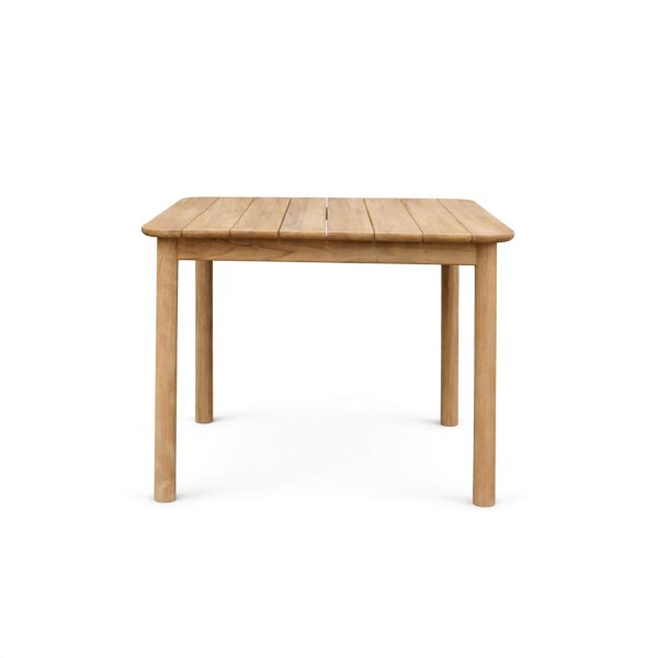 Table de jardin carrée en bois de teck 4 personnes - Sento