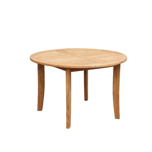 Table de jardin ronde en bois de teck 4 personnes - Hiro