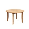 Table de jardin ronde en bois de teck 4 personnes - Hiro