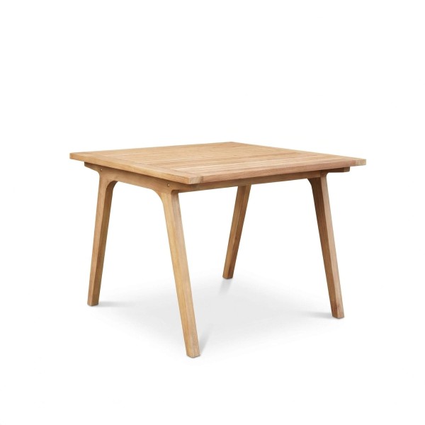 Ensemble table et chaises de jardin en bois de teck 4 personnes - Roku
