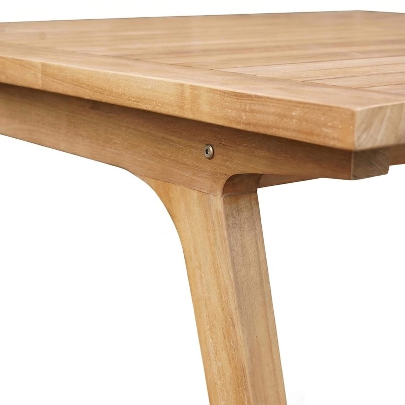 Ensemble table et chaises de jardin en bois de teck 4 personnes - Roku
