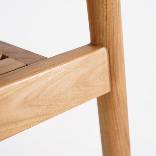 Ensemble table et chaises de jardin en bois de teck 4 personnes - Sento