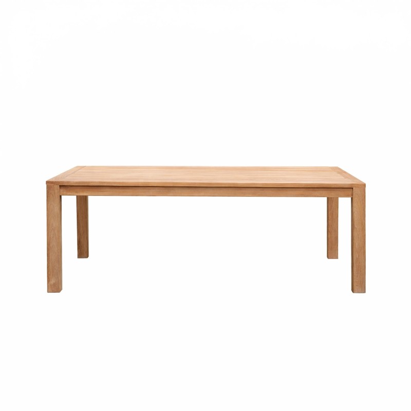 Ensemble table et chaises de jardin en bois de teck 6 personnes
