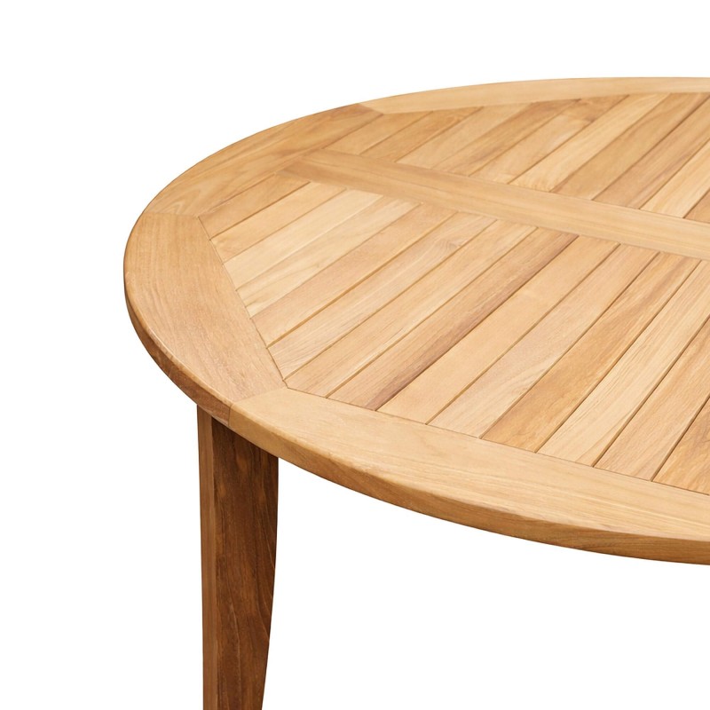 Ensemble table et chaises de jardin en bois de teck 4 personnes