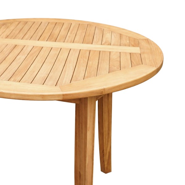 Ensemble table et chaises de jardin en bois de teck 4 personnes