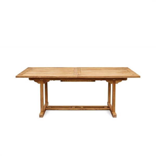 Ensemble table et chaises de jardin en bois de teck 6 personnes