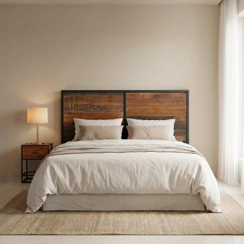 Tête de lit en bois recyclé - Recycled