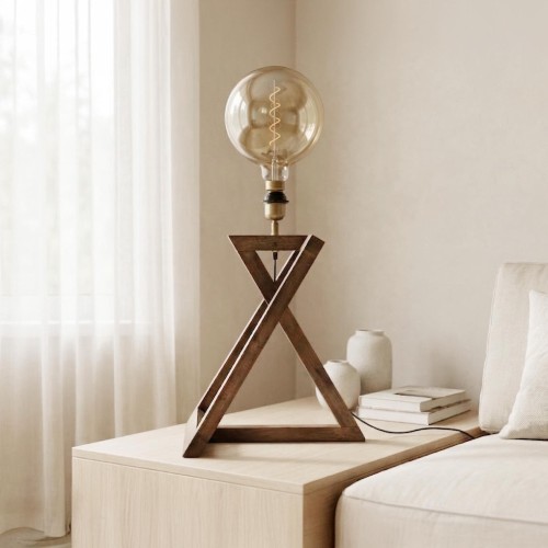 Lampe à poser en bois naturel - Kyoto