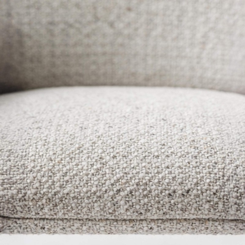 Chaise pour salle à manger scandinave en tissu - Alva